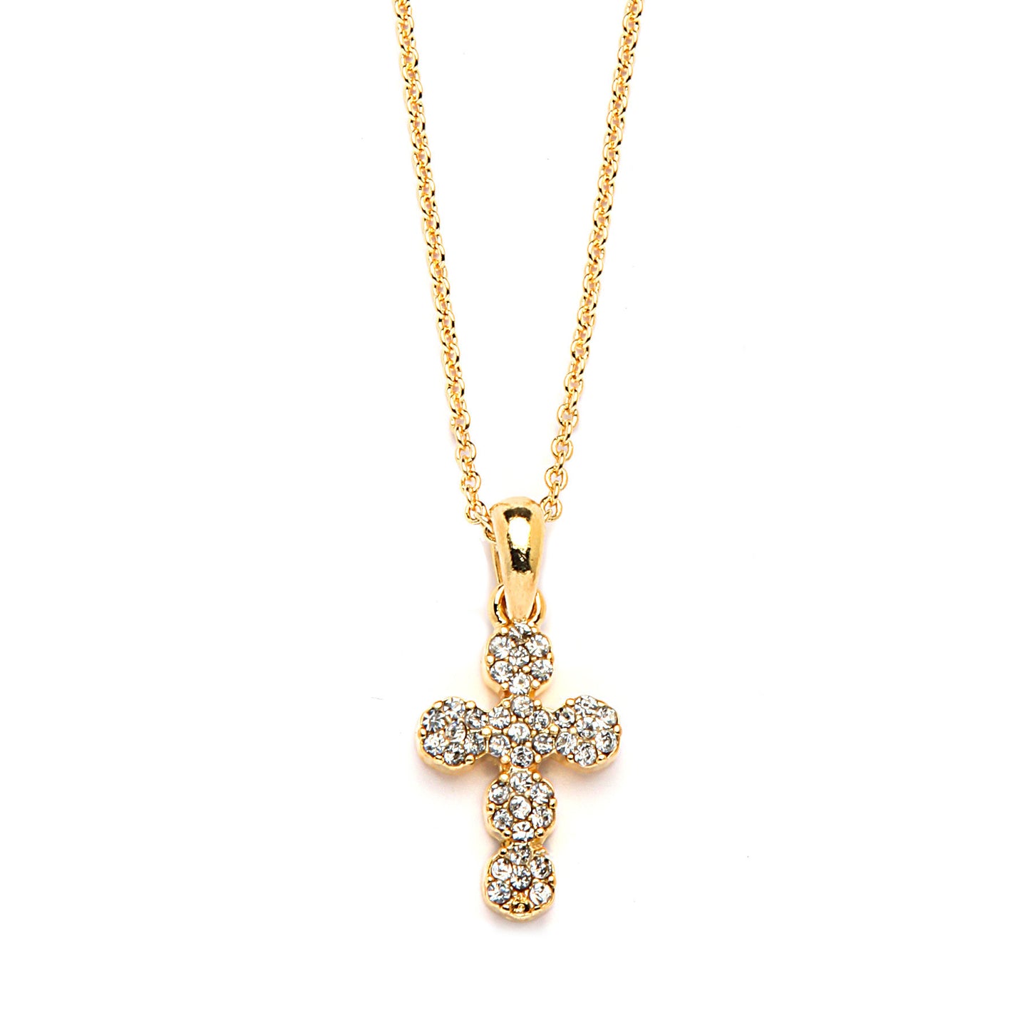 Cross Pendant Necklace with Premium CZ