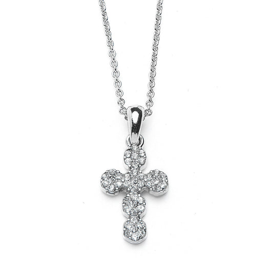 Cross Pendant Necklace with Premium CZ